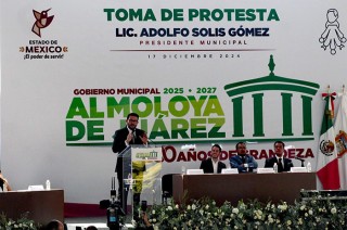 Chiquillo sostuvo que su principal compromiso es el bienestar de los ciudadanos de Almoloya de Juárez