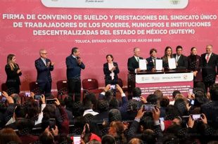 El acuerdo tendrá efecto retroactivo y beneficiará a trabajadores sindicalizados del estado