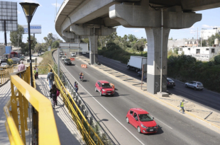Vista de la autopista México-Puebla