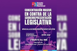 La marcha tiene como objetivo exigir al INE y al Tribunal Electoral del Poder Judicial de la Federación (TEPJF) que aseguren una representación equitativa en el Congreso