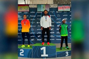 Juan Luis Barrios ganó la medalla de oro con un tiempo de 14:29.44