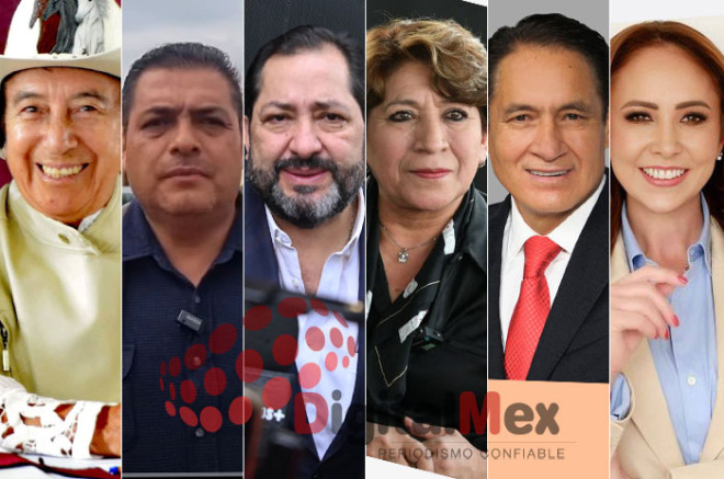 Juana Elizabeth Díaz, Ubaldo Velázquez, Paco Vázquez, Delfina Gómez, Mario Santana, Cristina Ruiz, Samuel García