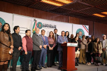 Ricardo Moreno acudió al Congreso federal para entregar su propuesta sobre el uso del FAISMUN en mantenimiento de infraestructura urbana.