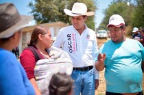 Décimo segundo día de su campaña, Oscar Sánchez García