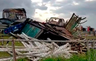 Cuatro muertos, saldo de choque en el Circuito Exterior Mexiquense