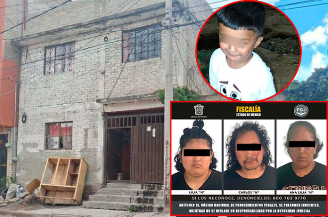 #Video: Cae familia acusada de secuestrar y matar a pequeñito de 5 años por una deuda de mil pesos, en #Edoméx