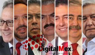 Alfredo Barrera Baca, Eduardo Gasca, José Martínez Vilchis, Efrén Rojas, César Serrano González, Ricardo Sodi, Andrés Manuel López Obrador