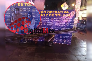 Las autoridades aseguraron 14 piezas metálicas y pusieron a los detenidos a disposición de la Fiscalía mexiquense.