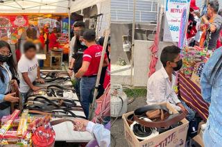 Para poder ingresar al estadio había que quitarse el cinturón