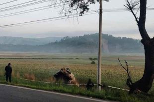 Cuando llegaron los cuerpos de emergencias confirmaron el fallecimiento de seis tripulantes.