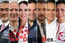 Alejandro Gómez, Alfredo del Mazo, Gabriela Gamboa, Enrique Vargas, Elías Rescala, Mario Santana, Maribel Aurora Quintana