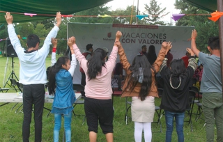 Fomenta alcaldesa de Metepec, Gaby Gamboa, convivencia familiar y vecinal