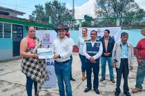 Alcalde de Temascaltepec en jornada de trabajo