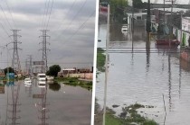 Los asentamientos se ubican en los límites con los municipios de Ecatepec y Atenco.