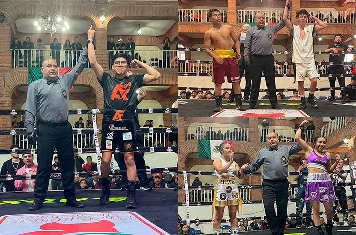 El púgil mexiquense Antonio “Inca” Flores venció por nocaut en el primer round a Jesús Reynaldo Chun Bautista en la pelea estelar.