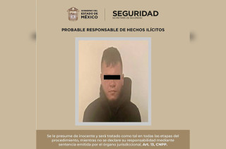 Los oficiales aprehendieron a Juan “N” de 26 años, quien fue presentado ante el Agente del Ministerio Público correspondiente.