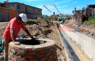 #Toluca: Refuerzan bordos en el río Verdiguel; evitan riesgos para población asentada