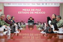La gobernadora Delfina Gómez Álvarez encabezó la Mesa de Paz donde se reportó que fueron evitados más de 7.4 millones de pesos en intentos de extorsión en Edoméx.