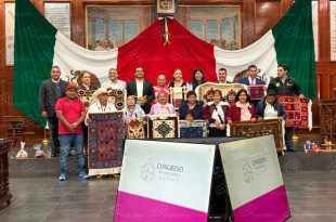 El Congreso del Estado de México aprobó por unanimidad reconocer la técnica artesanal para la elaboración del tapete de Temoaya como patrimonio cultural inmaterial de la entidad.