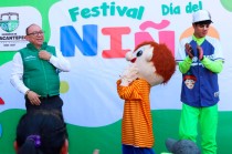 El alcalde Manuel Vilchis reafirmó su compromiso con la infancia. 