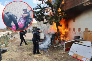 El incendio, presuntamente originado en una estructura improvisada, fue controlado a tiempo por bomberos, evitando una tragedia mayor.