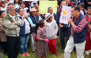 Educación, principal prioridad de Luis Maya Doro en Almoloya de Juárez