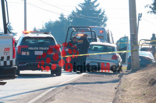 El hallazgo ocurrió sobre el camino a San Bartolomé, en la delegación de San Felipe Tlalmimilolpan