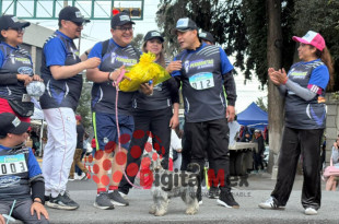 Participantes de la carrera “Periodistas en Movimiento 5K”