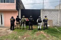 Inmueble asegurado durante los operativos de la Operación Restitución.