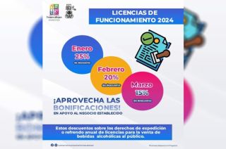 Los propietarios de negocios en el municipio de Temascaltepec, pueden aprovechar las bonificaciones que el gobierno municipal brinda
