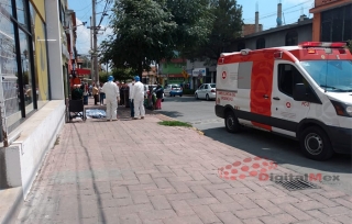 #Zinacantepec: muere hombre en pleno centro