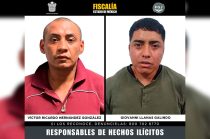 Ambos sujetos fueron ingresados al Centro Penitenciario y de Reinserción Social de Tlalnepantla.