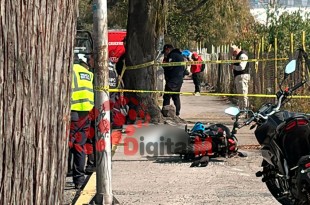 Familiares del hombre acudieron al lugar para identificarlo