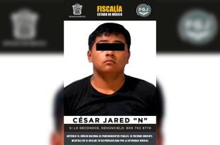 César Jared “N” fue ingresado al penal de Tlalnepantla tras ser detenido por su probable responsabilidad en el delito de robo de vehículo con violencia.