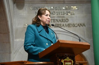 Mercedes Colín explicó que la iniciativa no fue circulada con oportunidad entre los grupos parlamentarios de oposición.