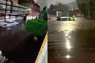 Video: Lluvias colapsan calles, viviendas y hospital en Los Reyes La Paz y Nezahualcóyotl