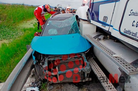 El accidente ocurrió en los límites con Lerma