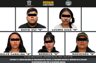 Las personas detenidas fueron trasladadas al Centro Penitenciario y de Reinserción Social de la zona en donde se determinará su situación jurídica.