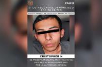 José Luis “N”, fue detenido por elementos de la Secretaría de Seguridad