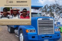 Los detenidos fueron presentados ante la Agencia del Ministerio Público con sede en Jilotepec.