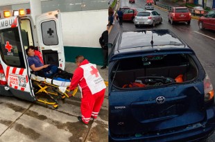 Ambos incidentes ocurrieron en los carriles centrales de Paseo Tollocan, en dirección a la Ciudad de México.