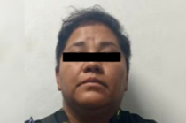 Lucía “N”, identificada como policía municipal de La Paz, fue puesta a disposición del Ministerio Público.