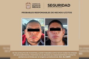 Elementos de la Secretaría de Seguridad del Estado de México y policías municipales de Toluca realizaron un operativo que derivó en la detención de dos hombres y el aseguramiento de envoltorios con una sustancia con características de cristal.