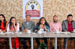 La Expresión del Movimiento Político y Social del Estado de México se presentó como una articulación de colectivos, organizaciones campesinas, indígenas y sociales.