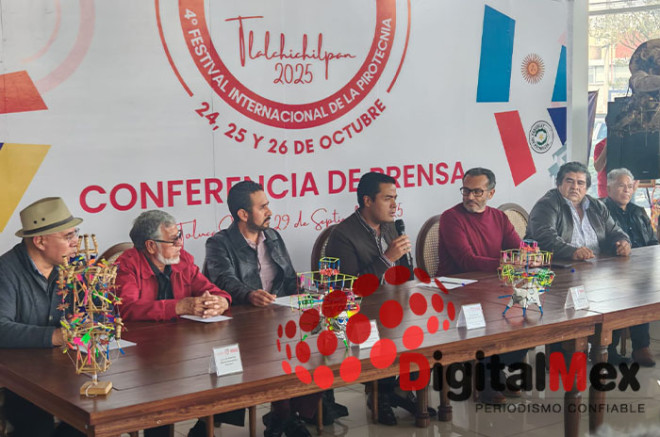 Almoloya de Juárez se prepara para recibir a visitantes nacionales e internacionales en el Cuarto Festival Internacional de la Pirotecnia Tlalchichilpan 2025.