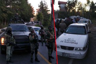 #Video: Taxistas bloquean el paso de autoridades federales al sur del #Edoméx