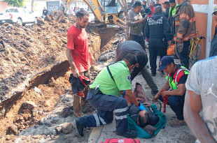 Sus compañeros solicitaron de inmediato el apoyo de los cuerpos de emergencia.