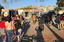 Fuga de hipoclorito en alberca de Ecatepec