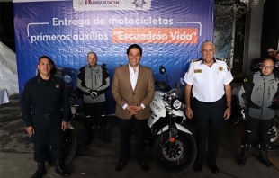 Incrementa #Huixquilucan número de motocicletas del &quot;Escuadrón Vida&quot;