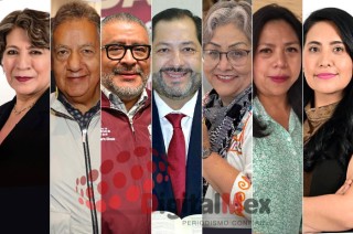 Delfina Gómez, Higinio Martínez, Horacio Duarte, Paco Vázquez, Martha Guerrero, Carmen Raya, Nelly Carrasco 